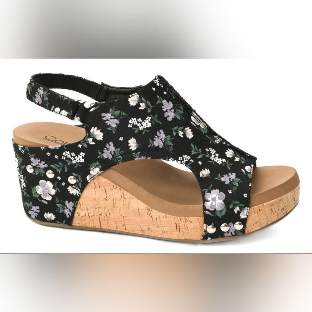 Corkys Black Floral Carley